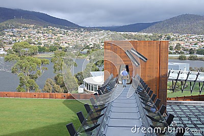 Mona â€“ Museum of Old and New Art Hobart Tasmania Australia Editorial Stock Photo